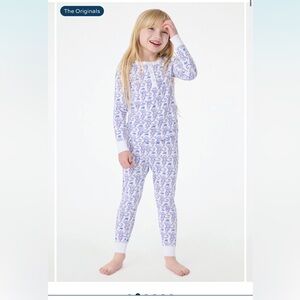 Roller Rabbit Kids Pajama Set in Lavender Monkey - runs small!